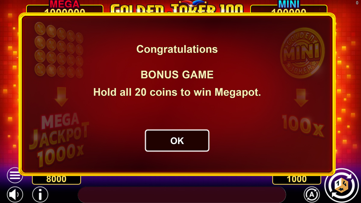  Golden Joker 100 Hold and Win